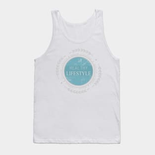 Healthy Lifestyle (blue) Tank Top